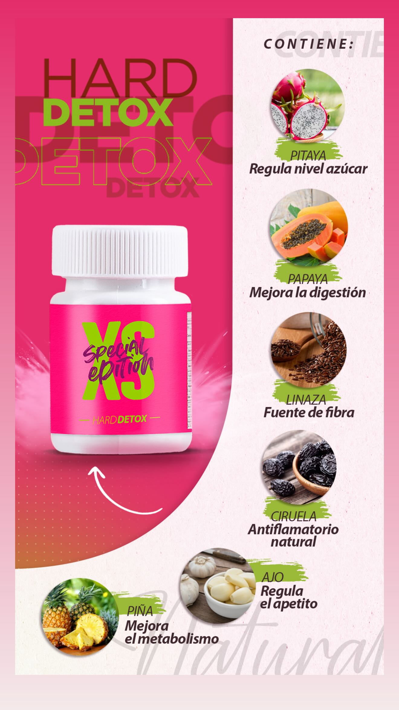 Xs Combo 1 Drenador Quemador Detox